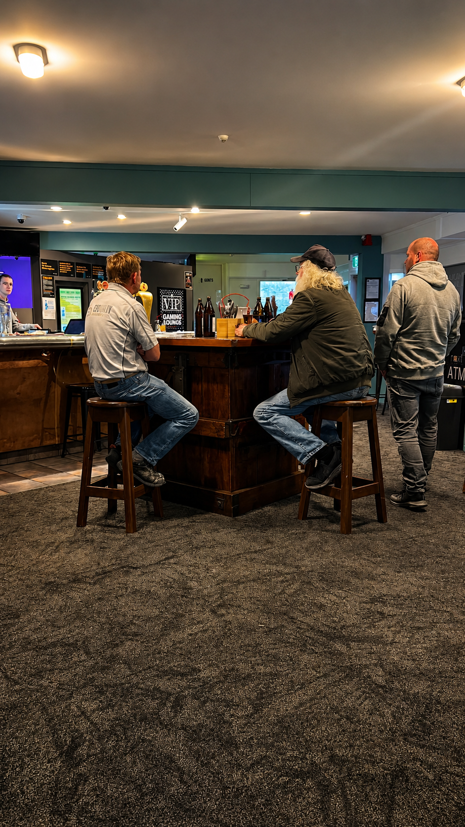 Guests at the bar